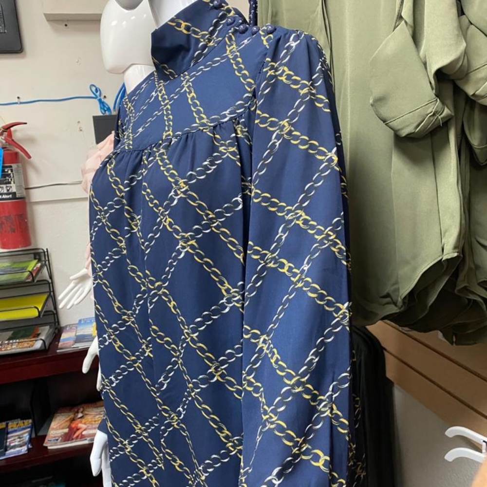 Blue Chain Dress